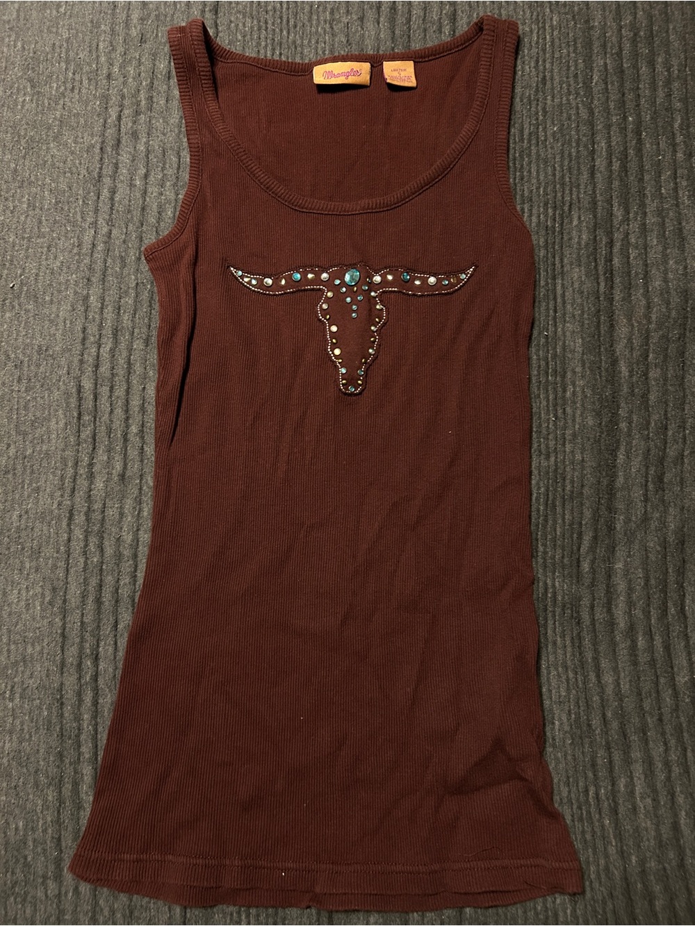 Wrangler vintage brown tank top